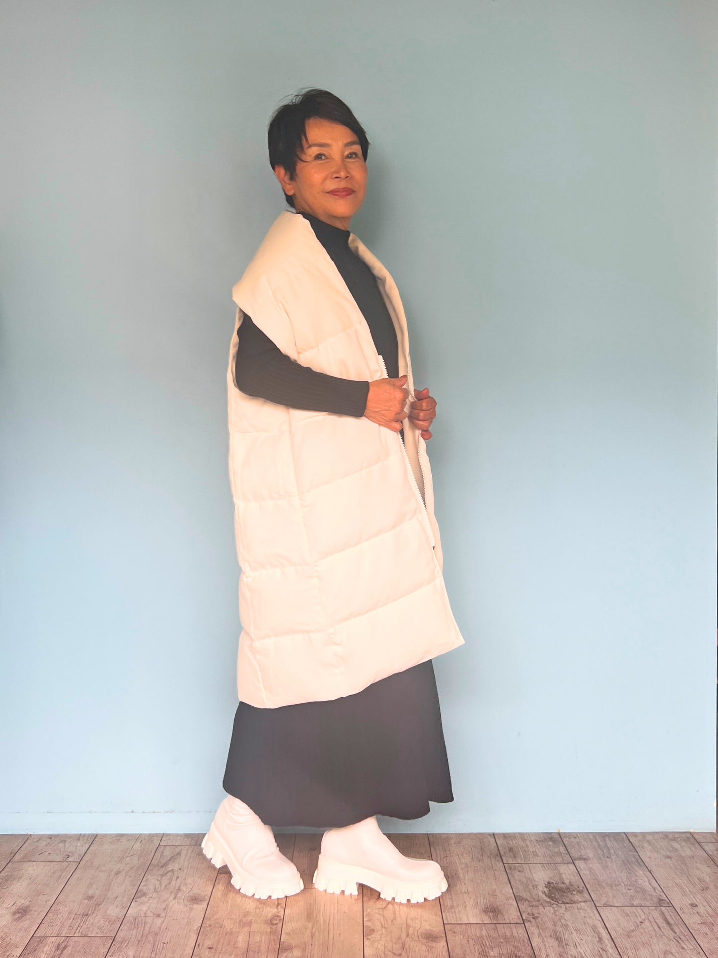 ニットワンピース