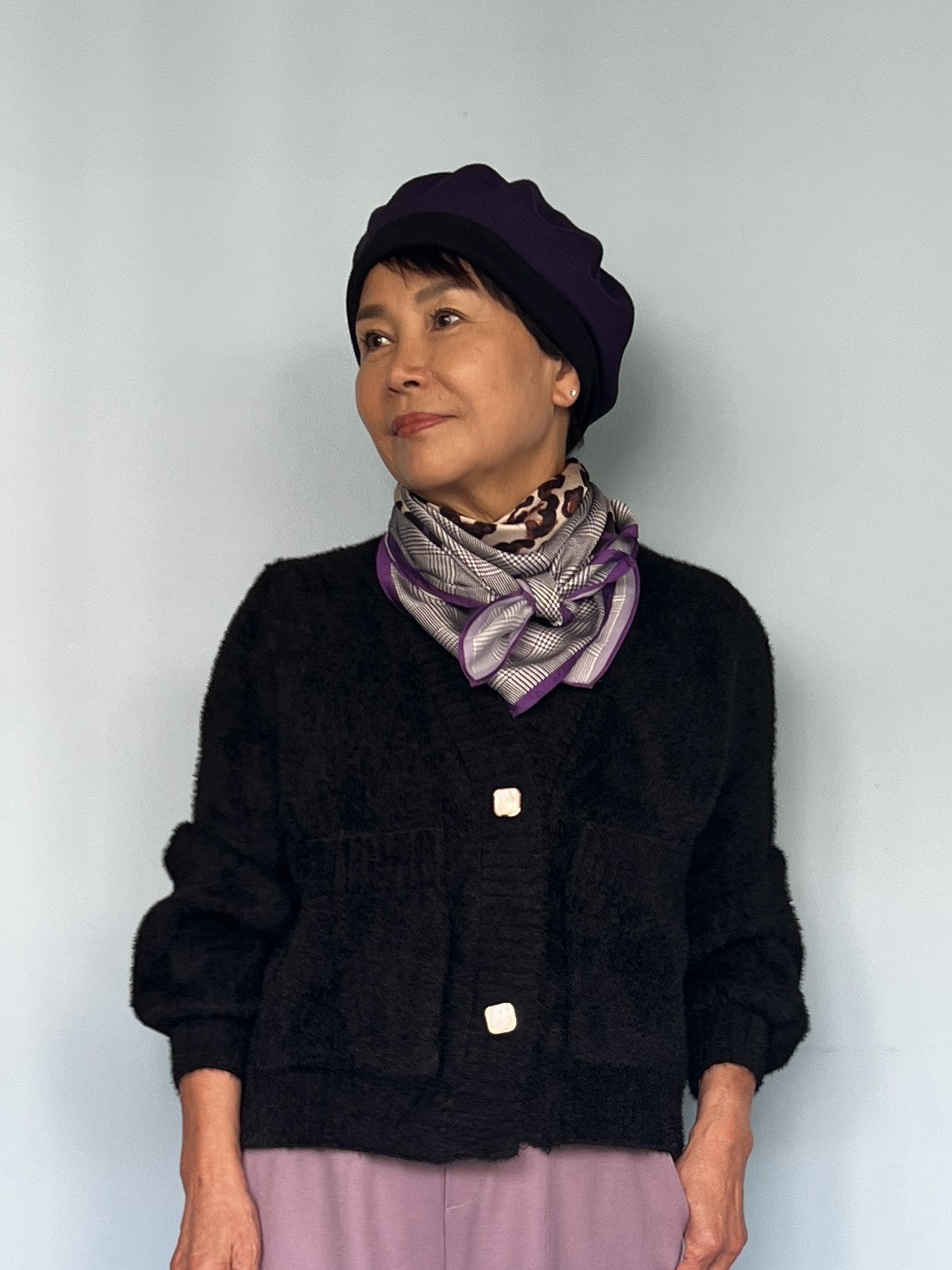 シャギーカーディガン