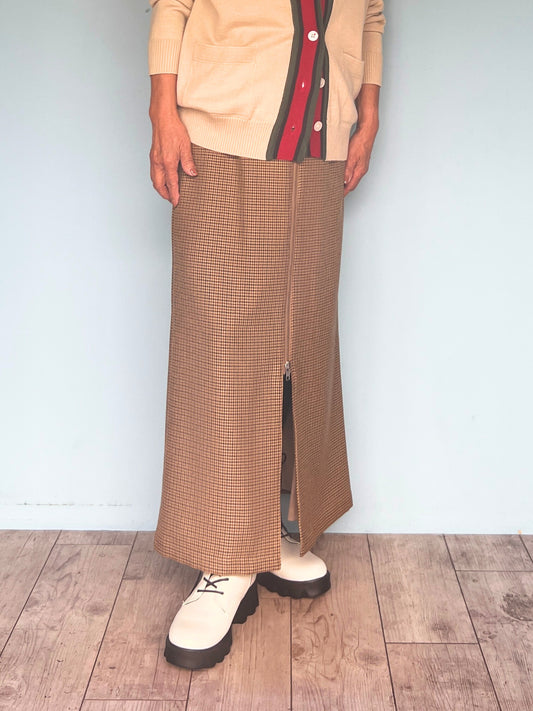ジップストレートスカート