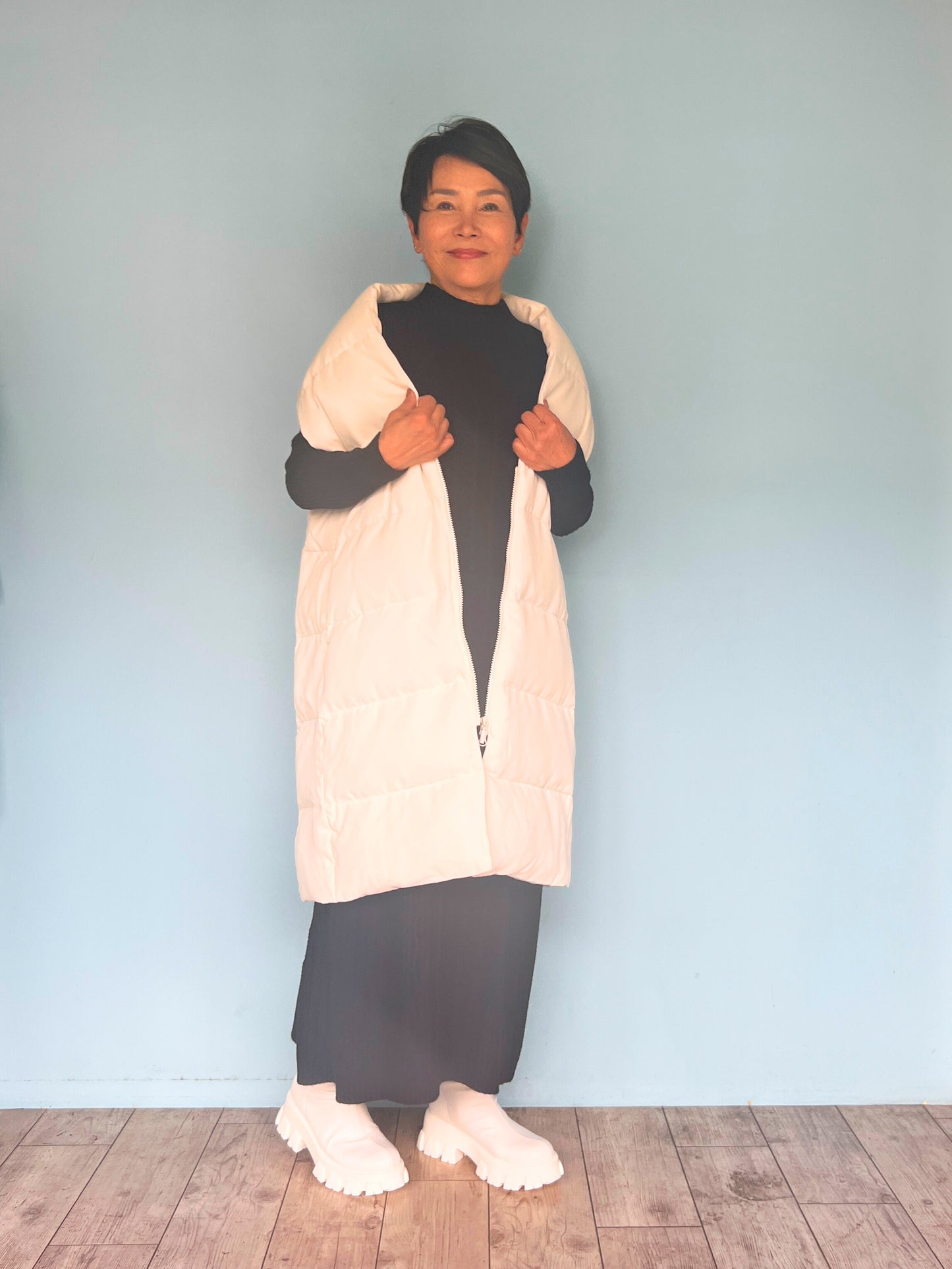 ニットワンピース