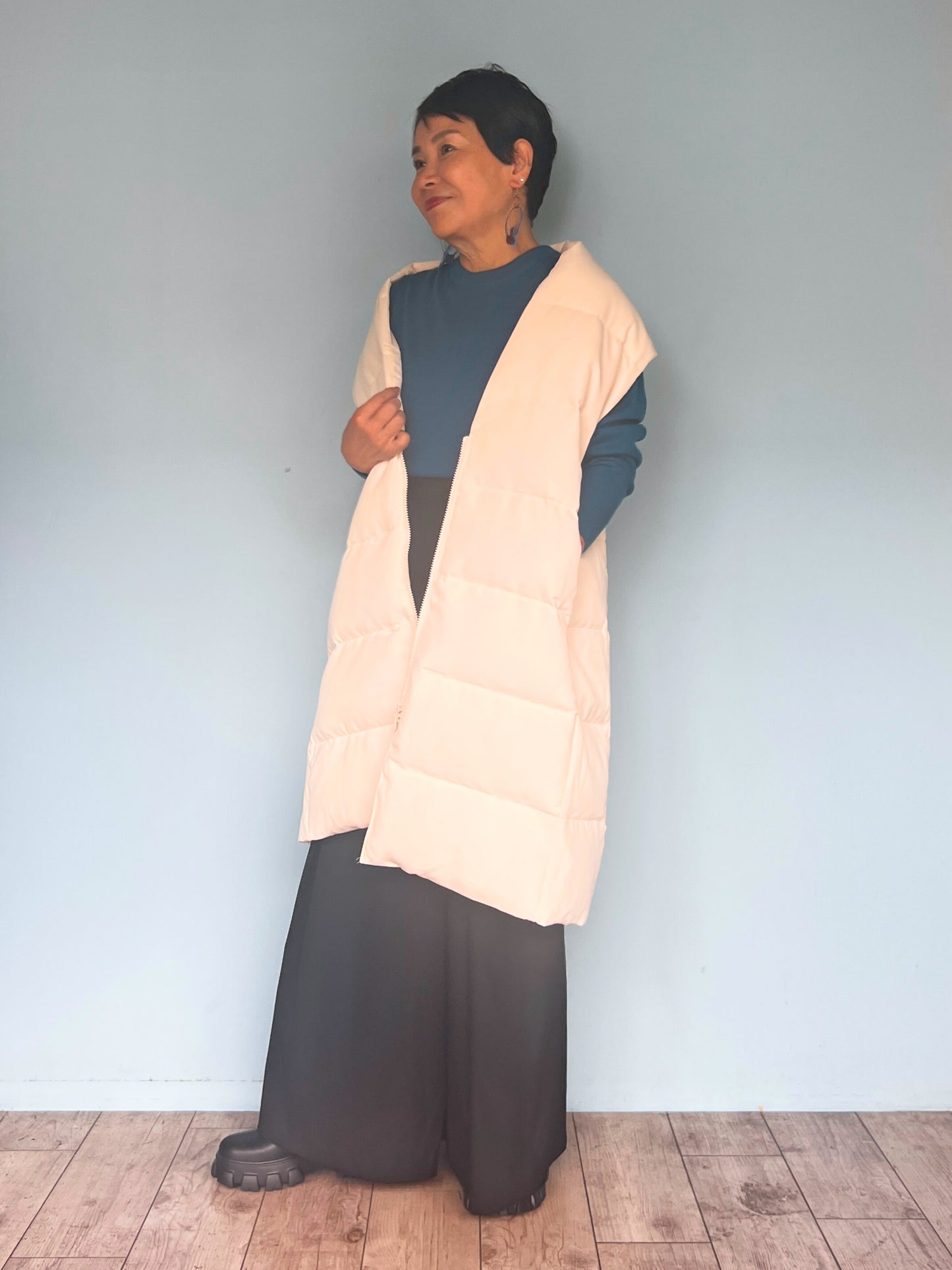 配色アクセントニット80